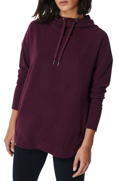 Sweaty Betty Escape Fleece Hoodie In Purple