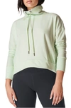 Sweaty Betty Harmonise Luxe Sweatshirt In Glacier Green