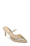 Jewel Badgley Mischka Jan Mule In Gold