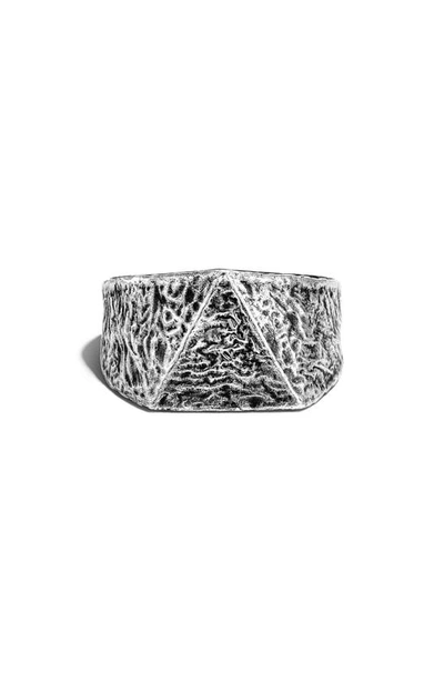 John Hardy Tiga Sterling Silver Signet Ring