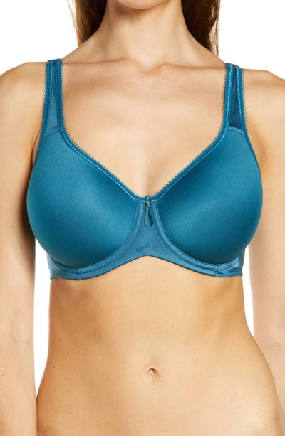 Wacoal Basic Beauty Underwire Contour Bra In Blue Coral