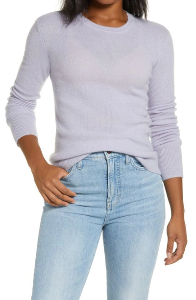 Project Naadam Naadam Crewneck Cashmere Sweater In Lavendar