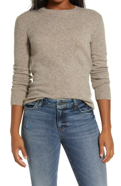 Project Naadam Naadam Crewneck Cashmere Sweater In Timber