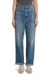 Golden Goose Relaxed Wide-leg Denim Jeans In Medium Stone Wash In Medium Wash Blue