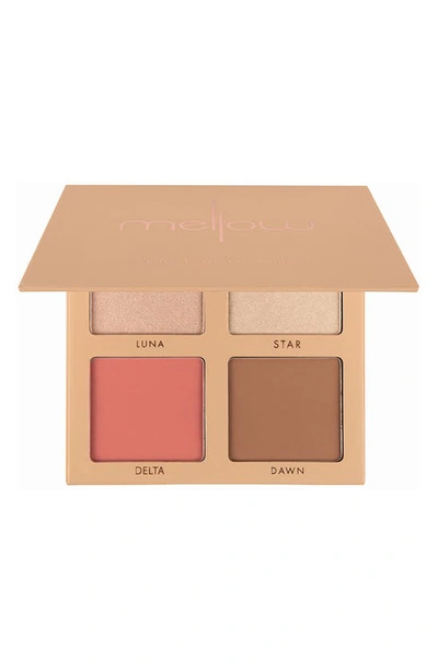 Mellow Cosmetics Stardust Glow Face Palette In Light To Medium