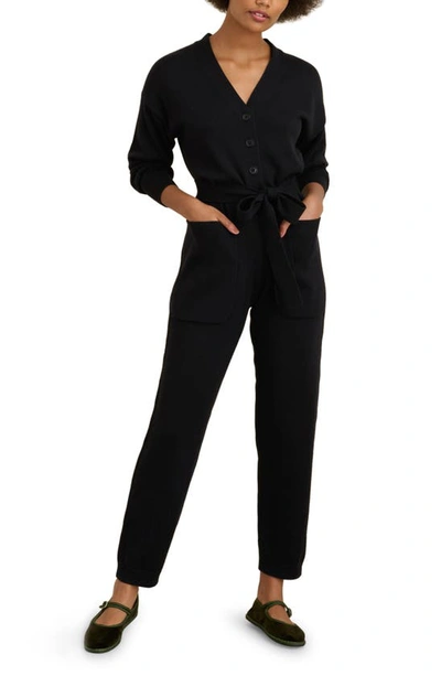 Alex Mill Sweater Jumpsuit In Black
