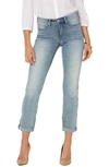 Nydj Sheri Cuffed Straight Leg Jeans In Affection Wash