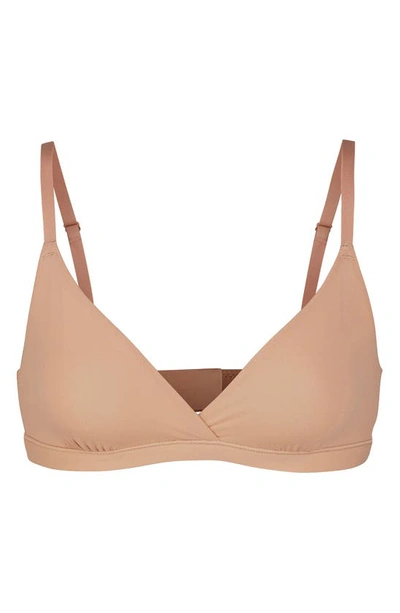 Skims Fits Everybody Crossover Bralette In Desert