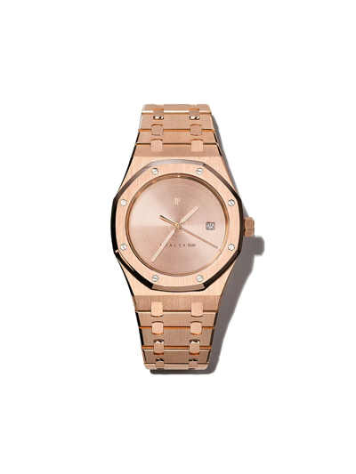 Mad Paris Customised  Audemars Piguet 1017 Alyx 9sm Royal Oak Watch In Pink