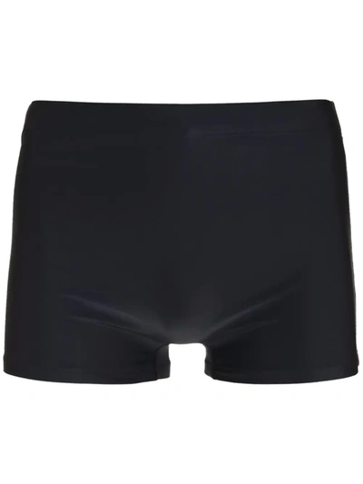 Lygia & Nanny Tijuca Plain Swimming Trunks In Black