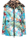 Philipp Plein Iconic Plein Reversible Puffer Jacker In Blue