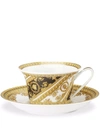 Versace I Love Baroque Cup And Saucer Set In White