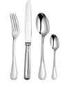 CHRISTOFLE MALMAISON 48-PIECE SILVER-PLATED FLATWARE SET WITH CHEST