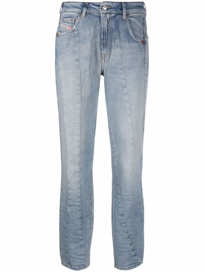 Diesel D-joy Straight-leg Jeans In Blue