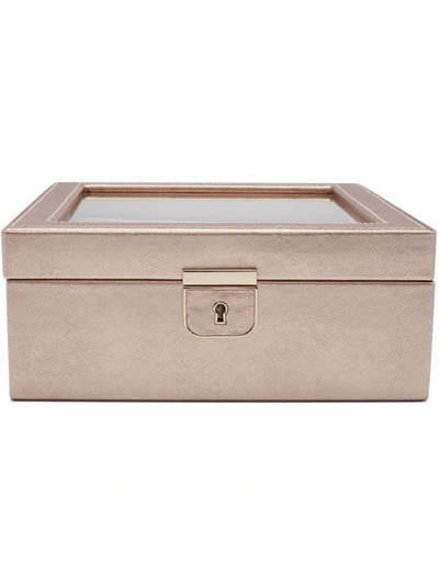 Wolf Palermo 6-piece Watch Box In Rose Gold