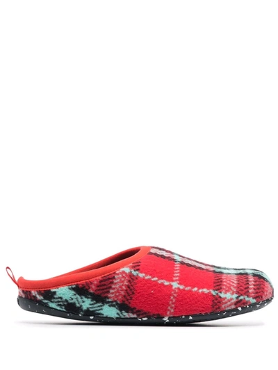 Camper Wabi Pattern Knitted Slippers In Multi - Assorted