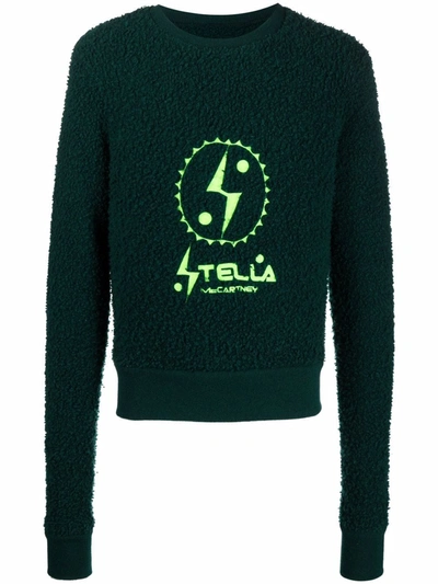 Stella Mccartney Green Tom Tosseyn Edition Logo Sweatshirt In 3011 Dark Green