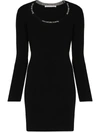 Alexander Wang Synthetic Fibers Dress In Black