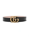 GUCCI DOUBLE G LEATHER BELT