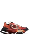 Nike Matthew M. Williams Zoom Mmw 4 Rubber-trimmed Mesh Sneakers In Red