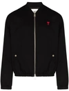 AMI ALEXANDRE MATTIUSSI AMI DE COEUR ZIP-UP BOMBER JACKET