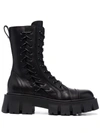 PREMIATA LACE-UP CHUNKY ANKLE BOOTS