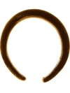 Jennifer Behr Yellow Thada Velvet Headband