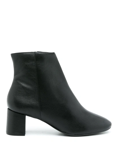 Sarah Chofakian Mount Block-heel Boots In Black