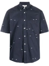 PHIPPS STAR EMBROIDERED SHORTS-SLEEVE SHIRT
