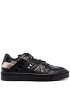 Giuliano Galiano Jeson Leather Low-top Sneakers In Black