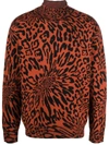 ETUDES STUDIO ALL-OVER LEOPARD PRINT SWEATER