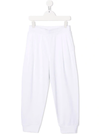 Balmain Kids' White Tapered Joggers
