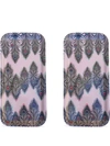 Les-ottomans X Matthew Williamson Peacock Tray Set In Multicolour