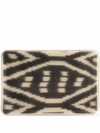 Les-ottomans Ikat Handmade Tray In Multicolour