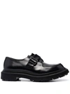 Adieu Type 136 Buckle Derby Shoes In Black