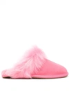Ugg Scuff Sis Genuine Shearling Mule Slipper In Pink