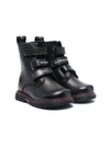 GIVENCHY TOUCH-STRAP LEATHER BOOTS