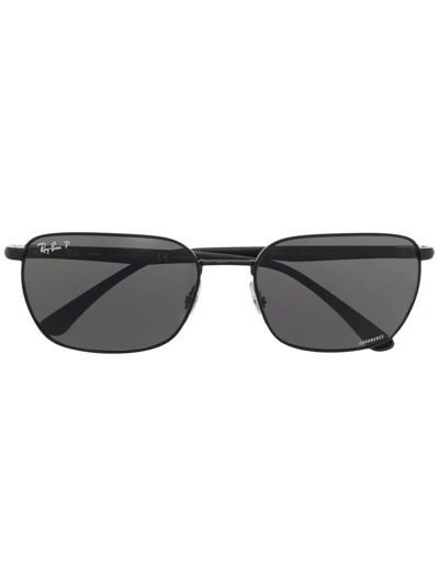 Ray Ban Square Tinted Sunglasses In Black