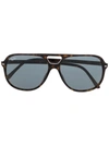 Ray Ban Bill Aviator Sunglasses In Brown
