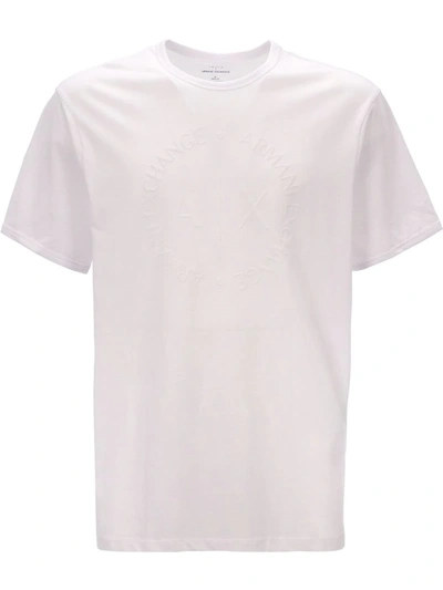 Armani Exchange Logo-print Cotton T-shirt In White