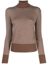 GIULIVA HERITAGE TWO-TONE ROLL NECK JUMPER