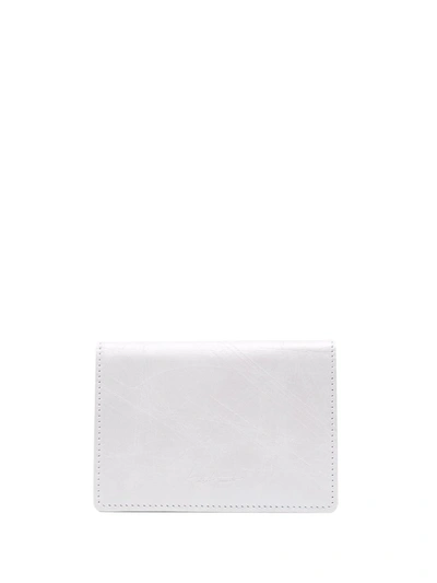 Discord Yohji Yamamoto Embossed-logo Wallet In Grey