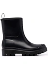 Gia Borghini Giove Wellington Boots In Black