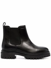 Geox Ankle Slip-on Boots In Black