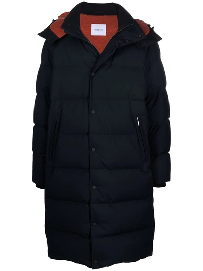 Malo Feather-down Padded Coat In Blue