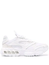 Nike Zoom Air Fire Mesh, Faux Leather And Faux Suede Sneakers In Pink