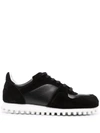 Spalwart Logo Low-top Sneakers In Black