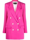 Isabel Marant Double Breasted Blazer In Pink