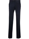 Pt01 Slim-fit Wool Trousers In Blue