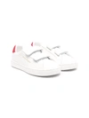 Palm Angels Logo-print Touch-strap Sneakers In White